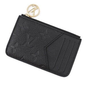 Louis Vuitton Empreinte Card Wallet Porte Carte Romy Black Coin Purse